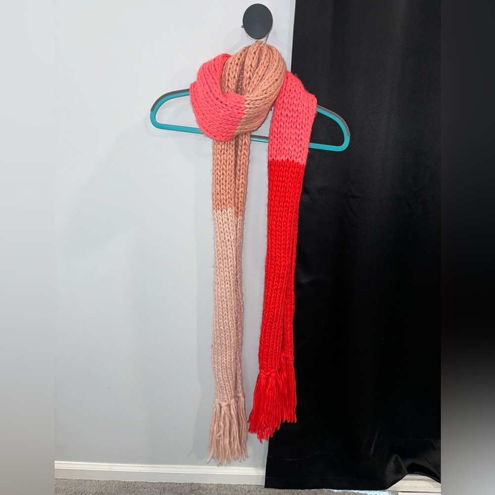 Kate Spade colorful knit scarf